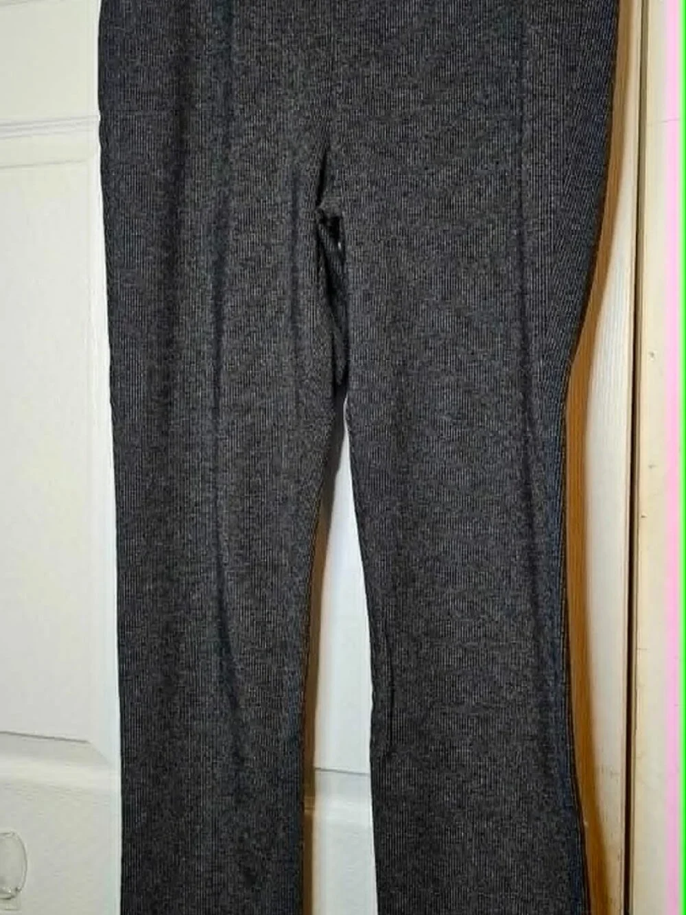 Zac & Rachel Large Gray Pinstriped Straight-leg trousers - Picture 3 of 4